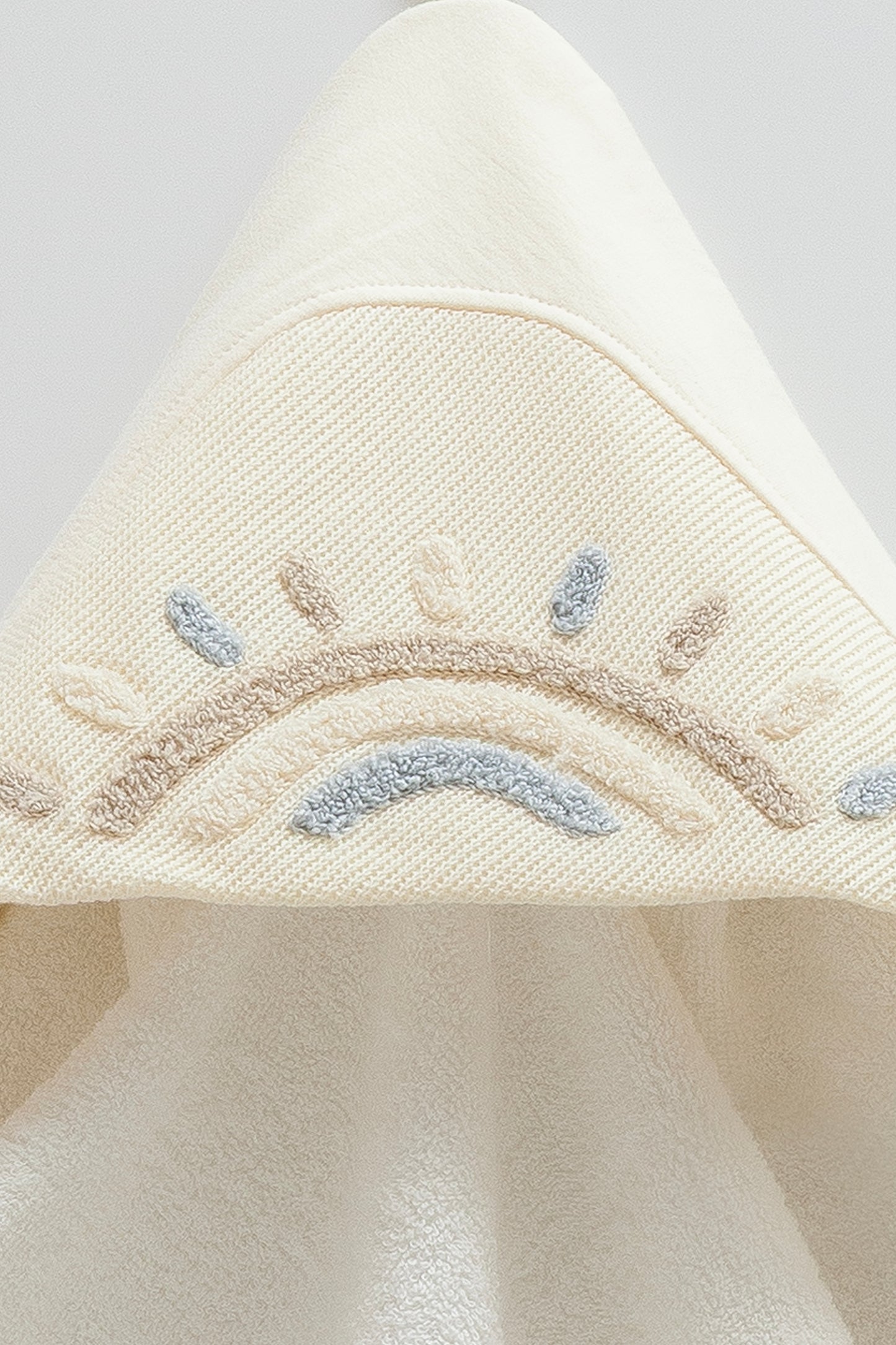 طقم منشفة بيبي🚿قطن ١٠٠٪ ايفوري