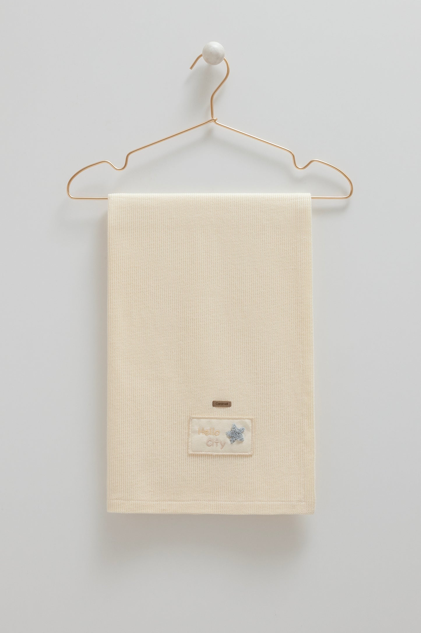 بطانية بيبي قطن شتوي ١٠٠٪ ✨ايفوري