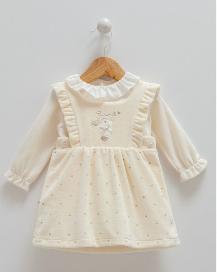 فستان شتوي مخمل💛