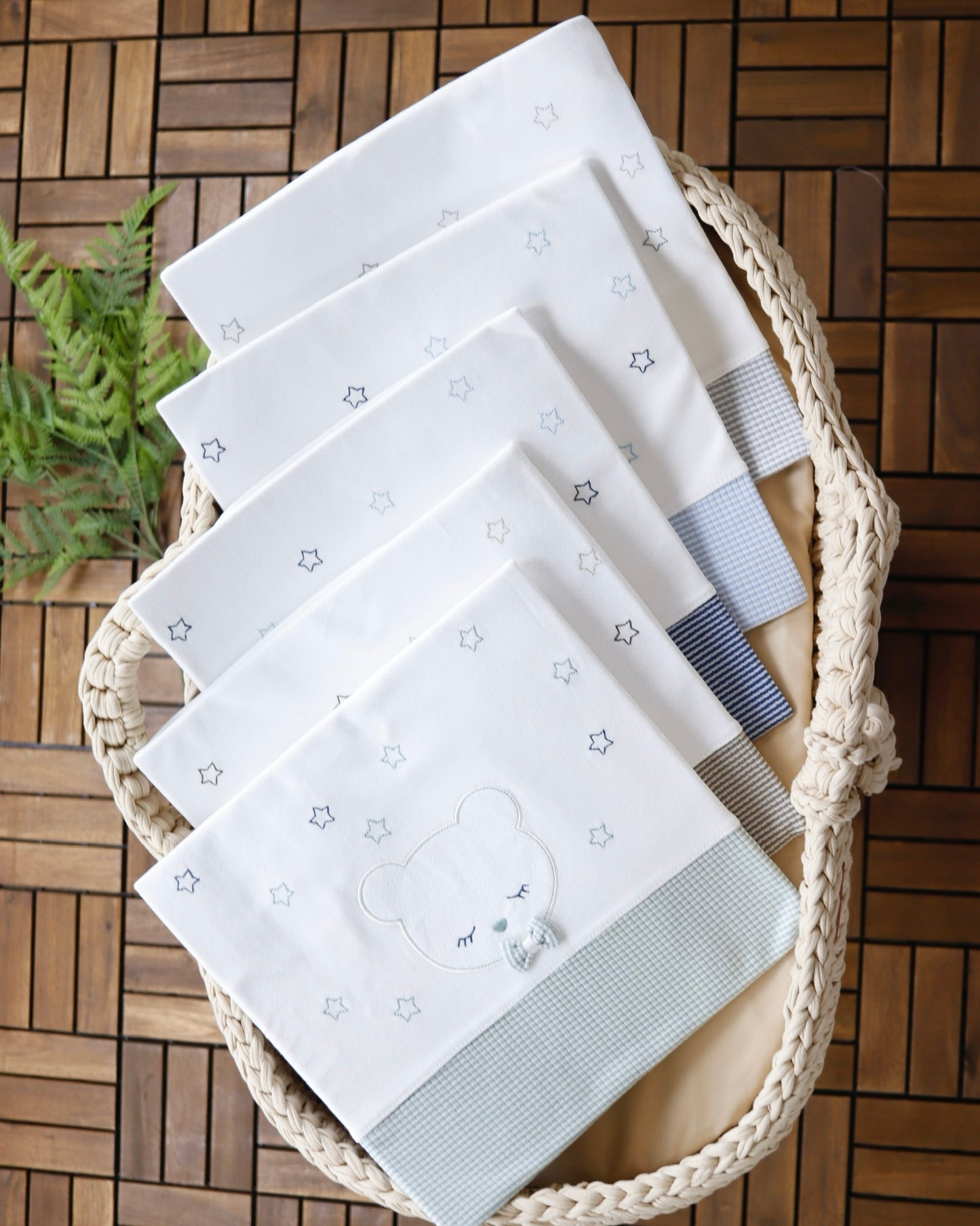 بطانية/ كوفلية بيبي قطن ١٠٠٪ رمادي