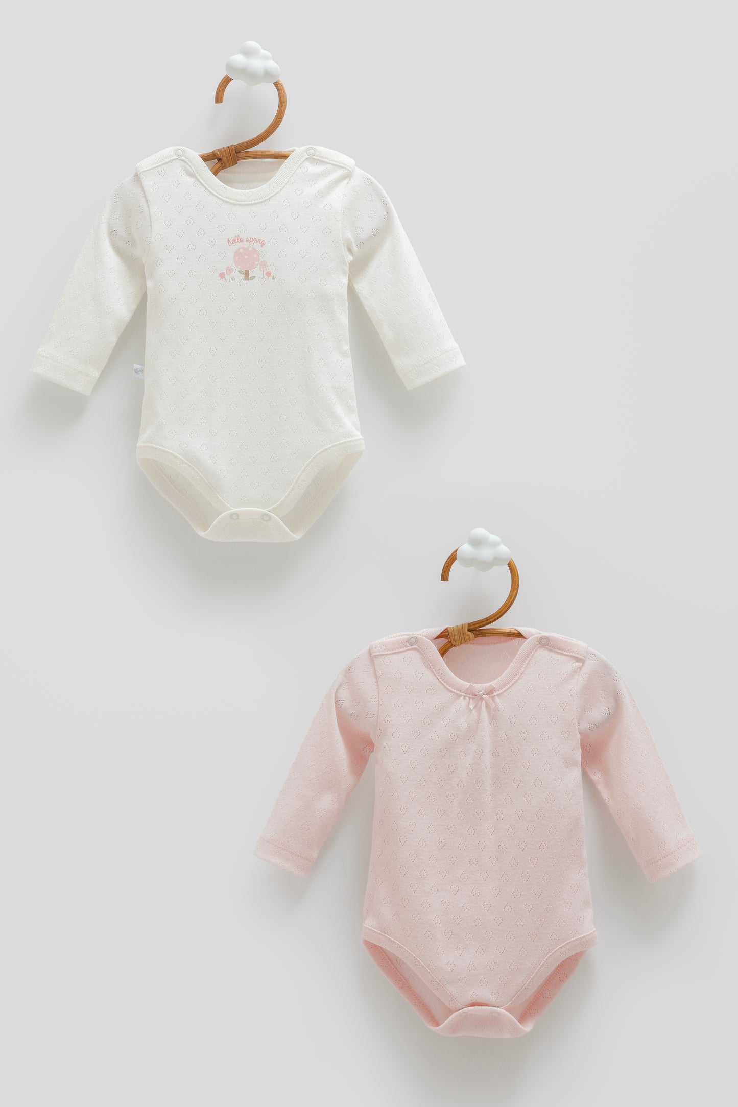 طقم تبان بيبي قطعتين قطن ١٠٠٪