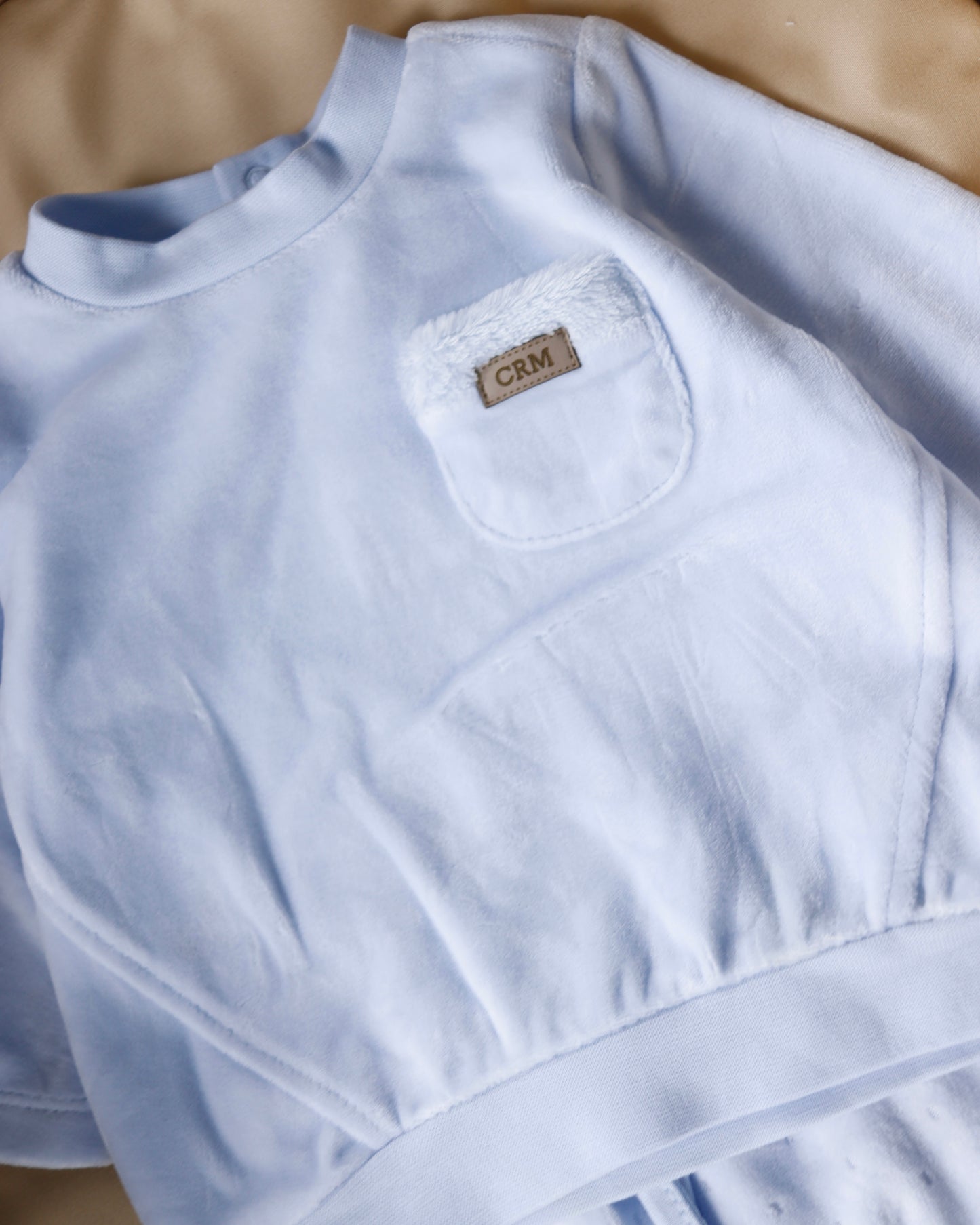 طقم بيبي مخمل💙