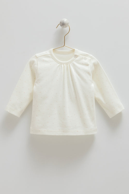 طقم بيبي مخمل ٣ قطع ٣-١٨شهر ايفوري