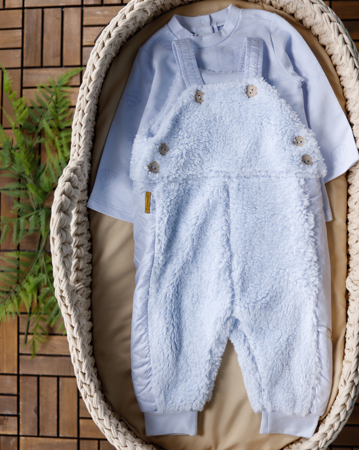 طقم افرهول بيبي شتوي- قطعتين