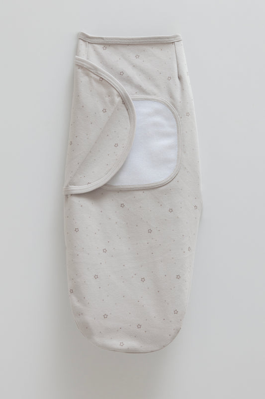 🍼 لفة مواليد قطنية – لون رمادي⭐️