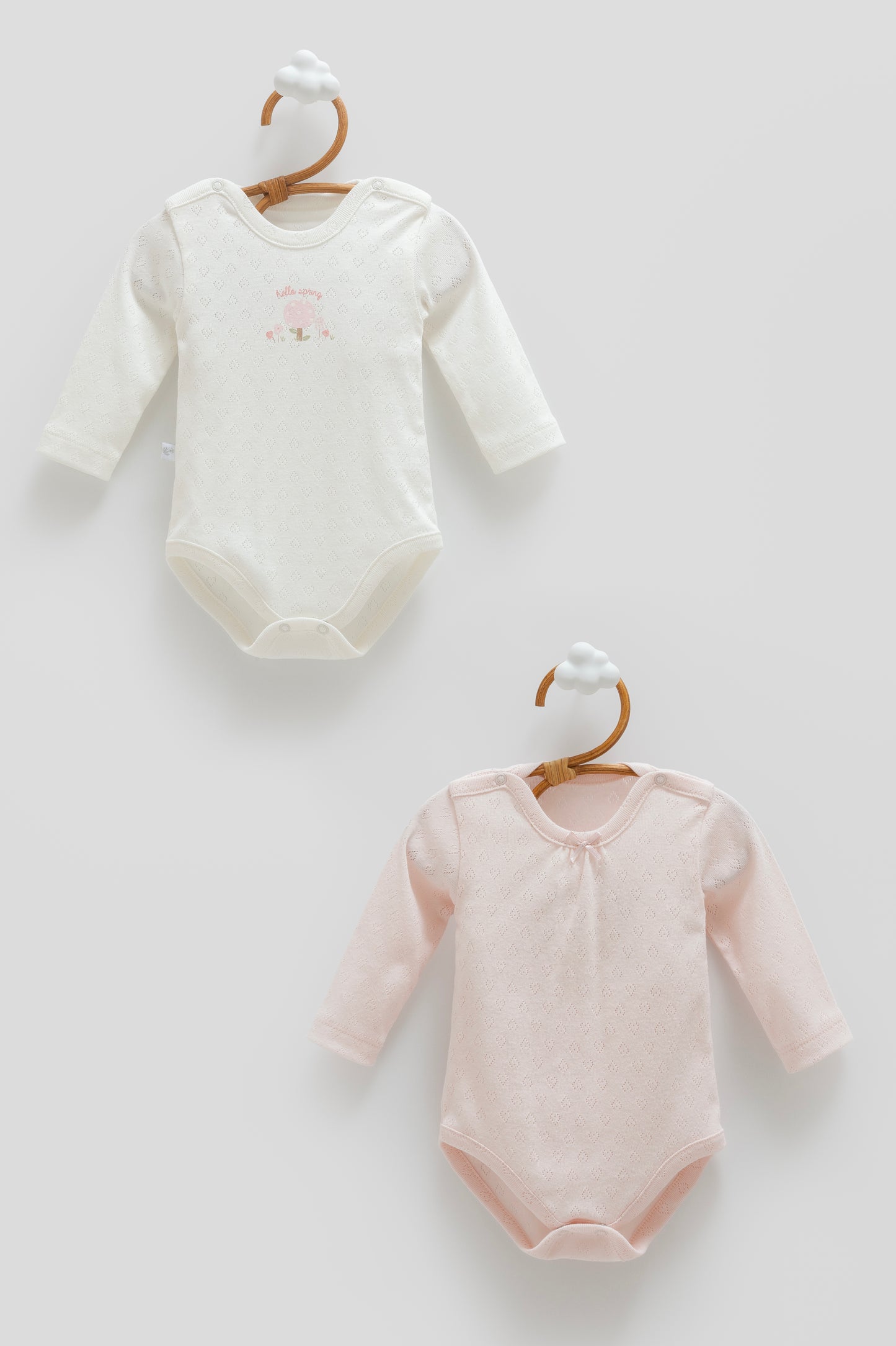 طقم تبان بيبي قطعتين قطن ١٠٠٪