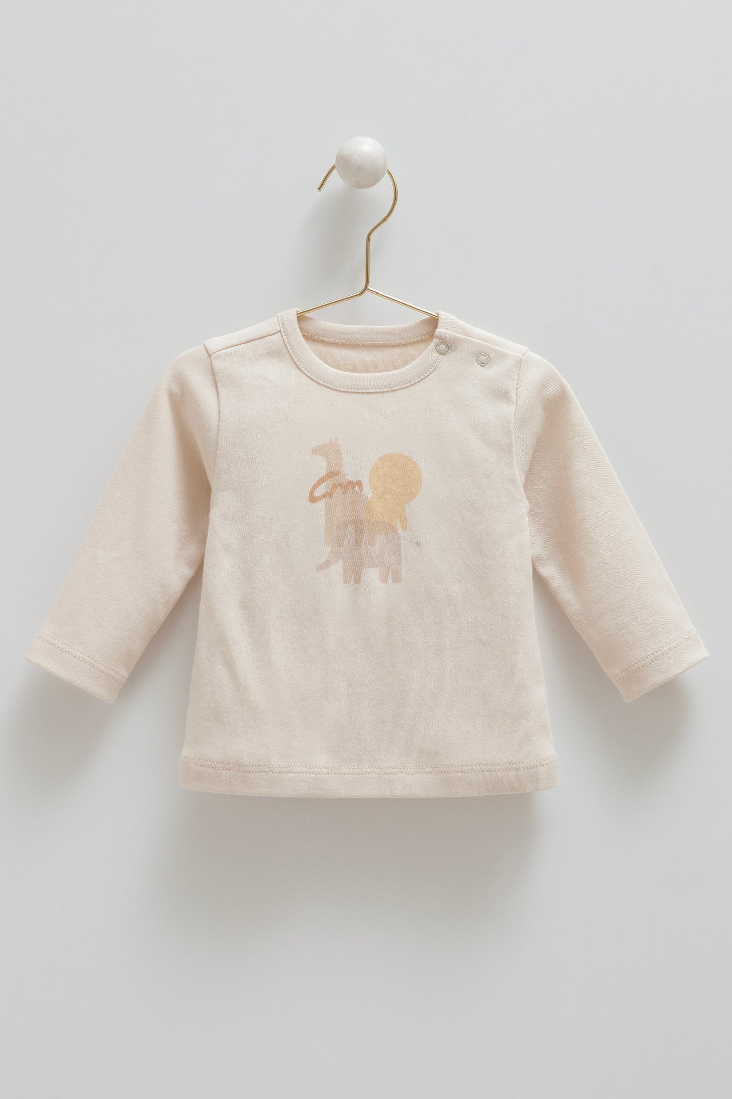 طقم بيبي قطن مبطن ٣ قطع ٣-٢٤ شهر❄️ اصفر