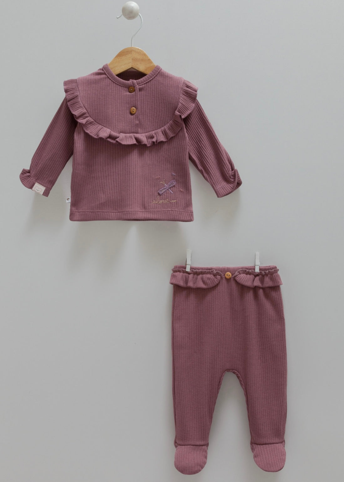 طقم بيبي قطن ١٠٠٪🤍