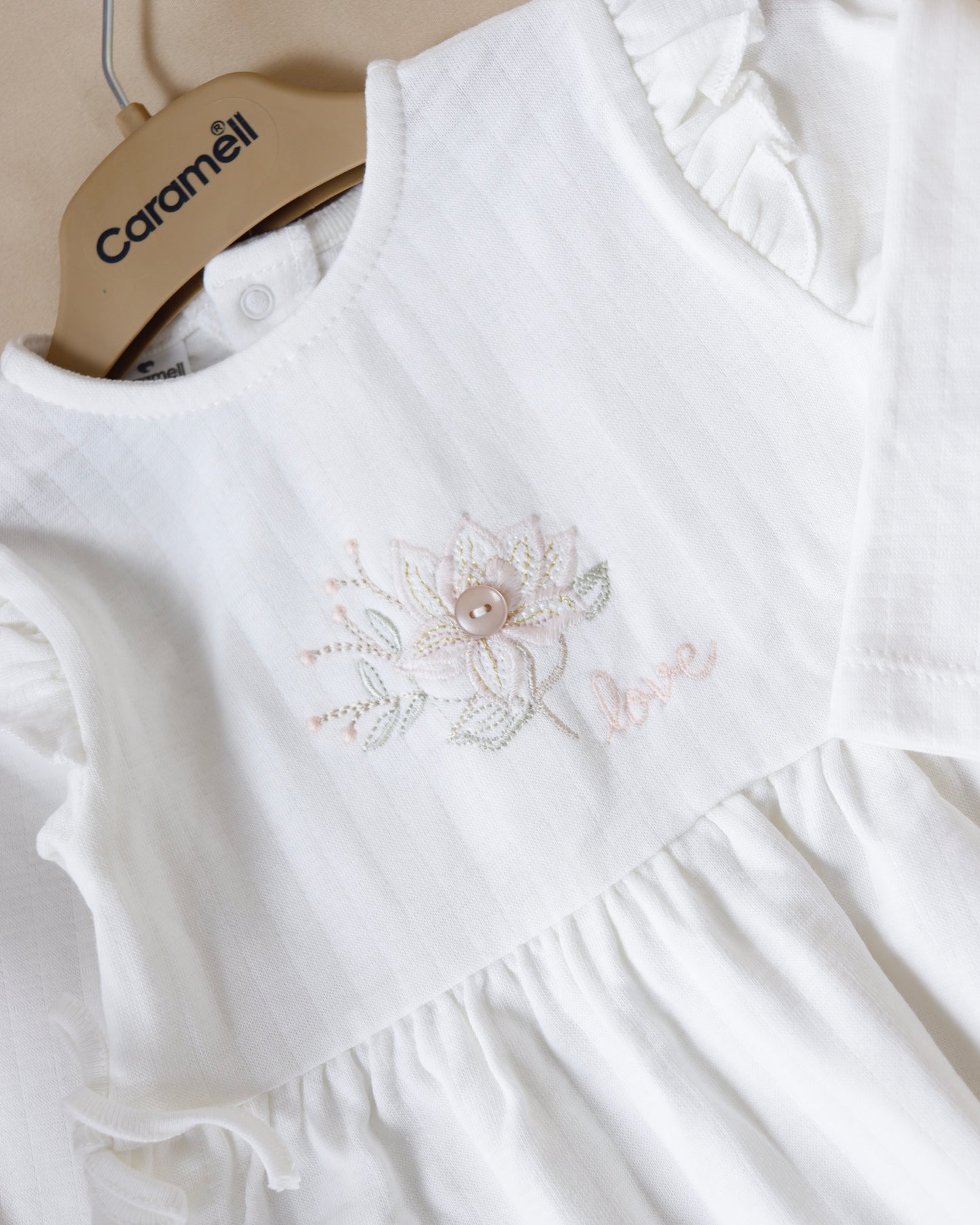 فستان ابيض قطن ١٠٠٪