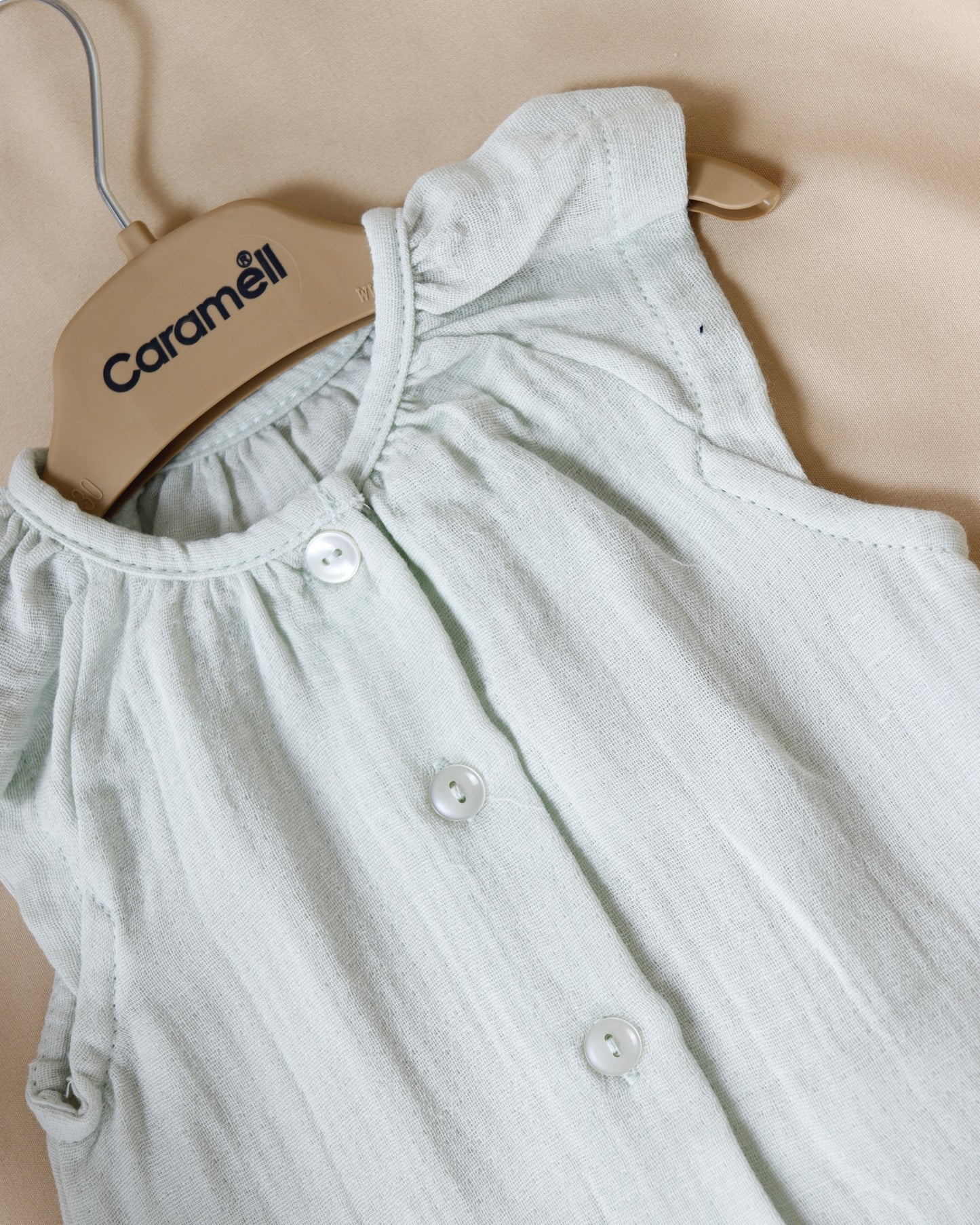 أفرهول صيفي مطرز قطن ١٠٠٪ أخضر