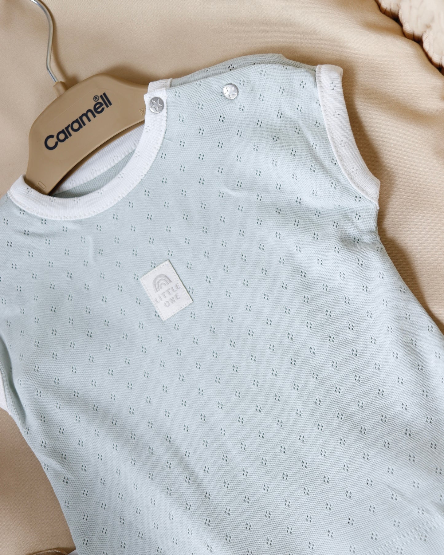 بجامة صيفي خفيف قطن ١٠٠٪ اخضر