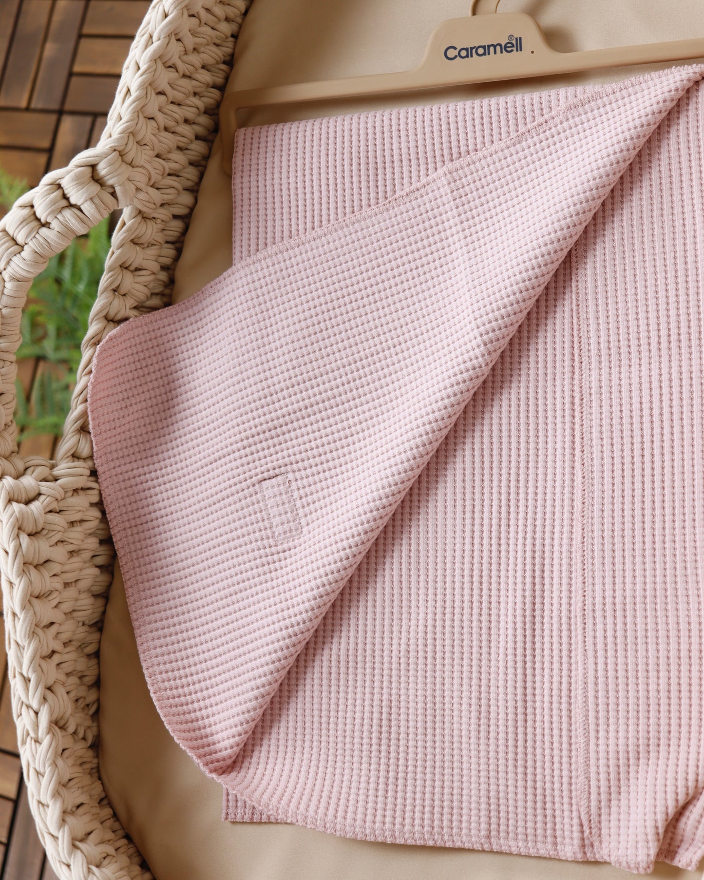 بطانية بيبي قطن 100% وردي