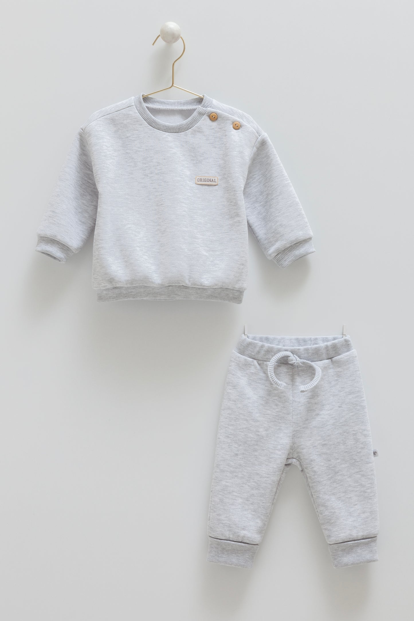 ترينينج مبطن رمادي