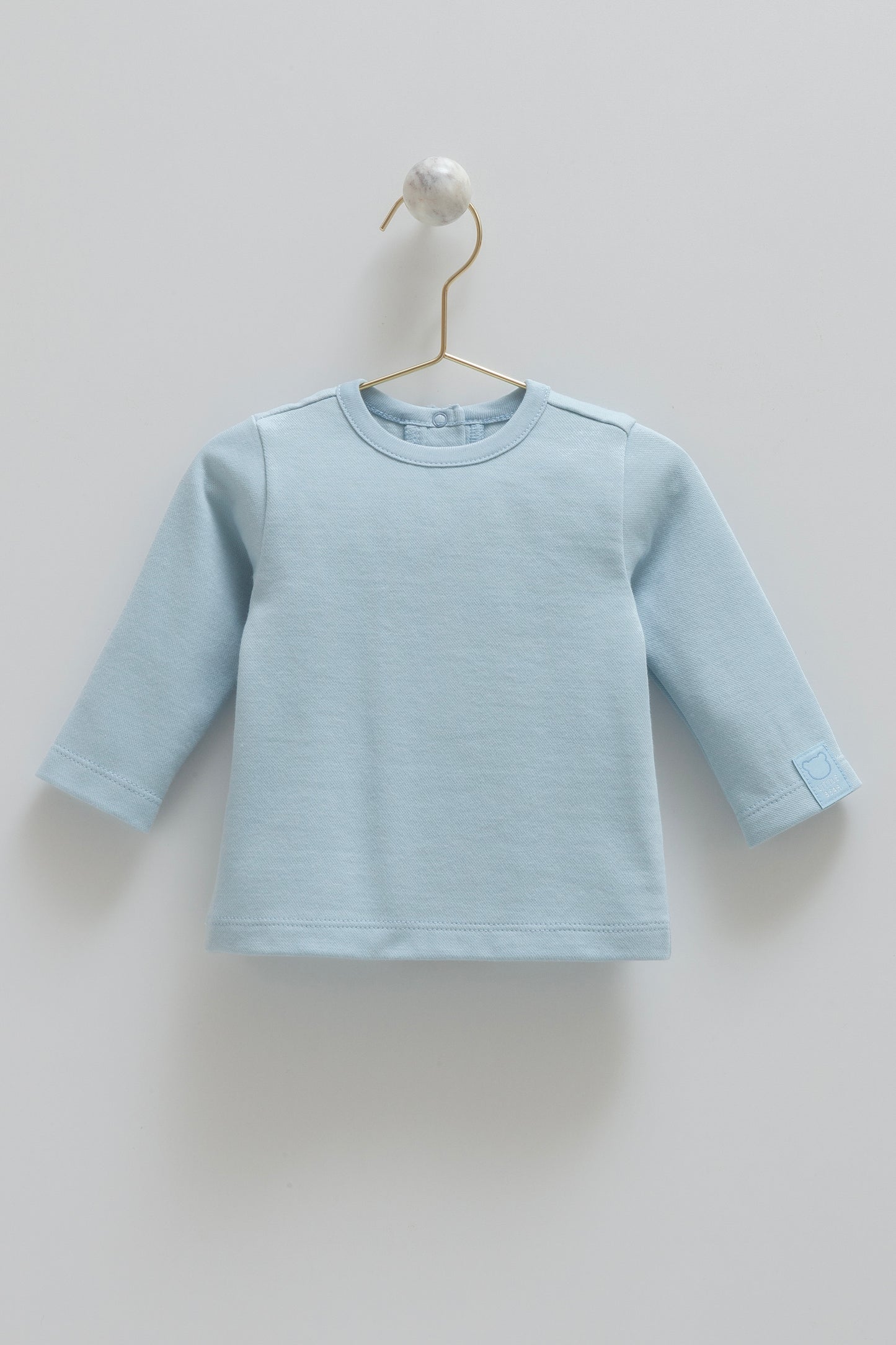 طقم أفرهول قطن ١٠٠٪ ازرق🩵