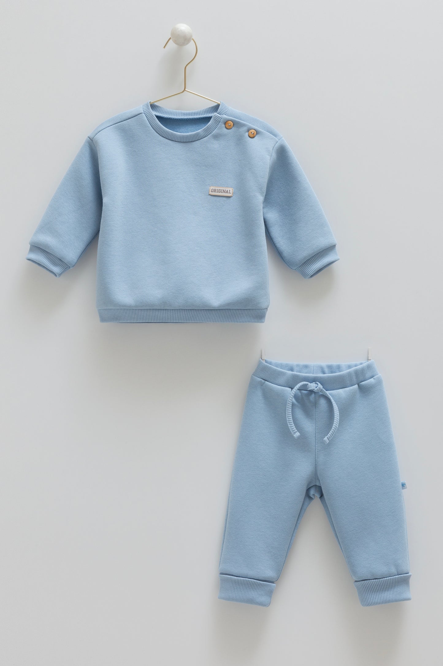 ترينينج مبطن ازرق