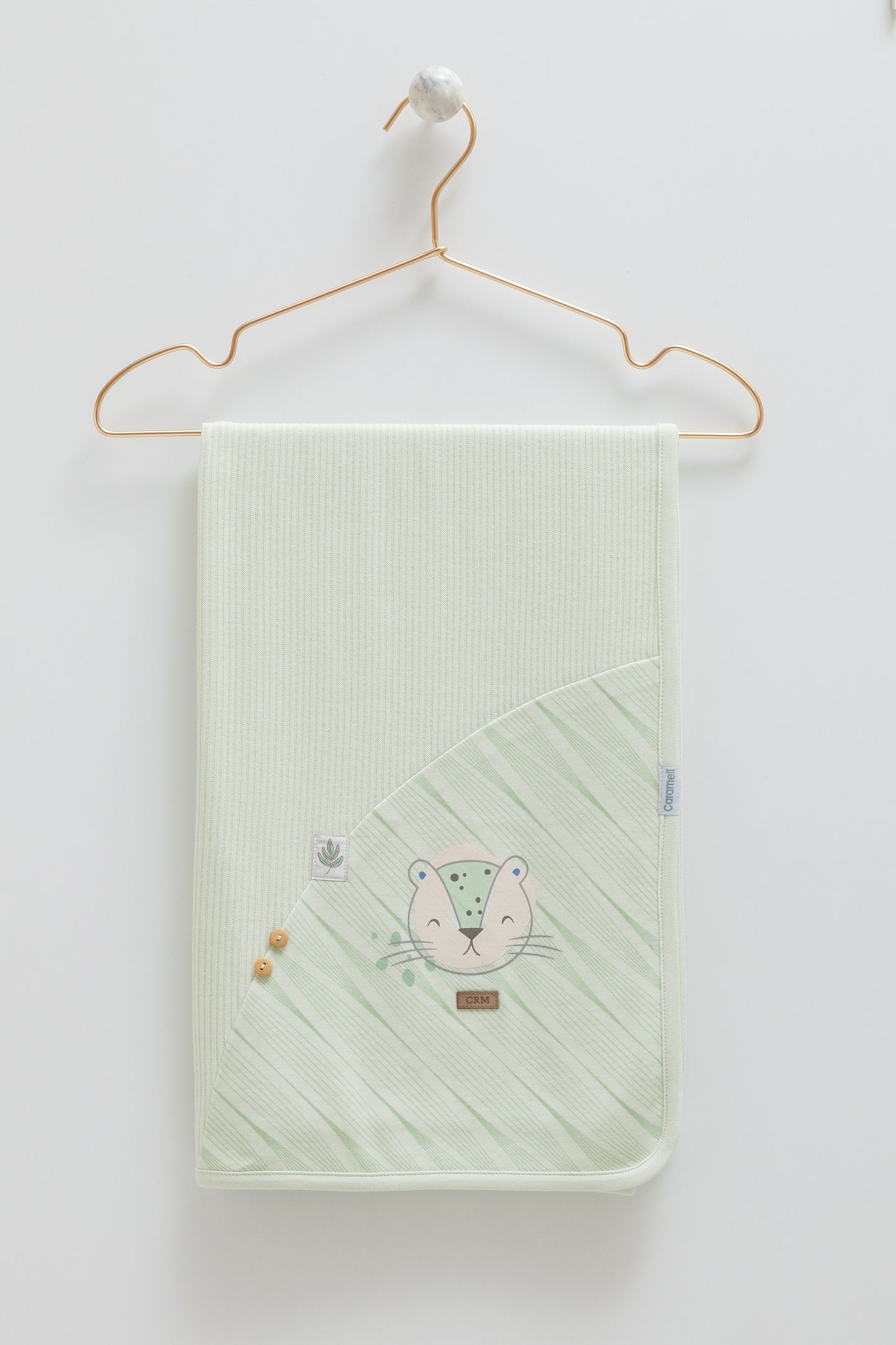 بطانية/ كوفلية بيبي قطن ١٠٠٪🐯