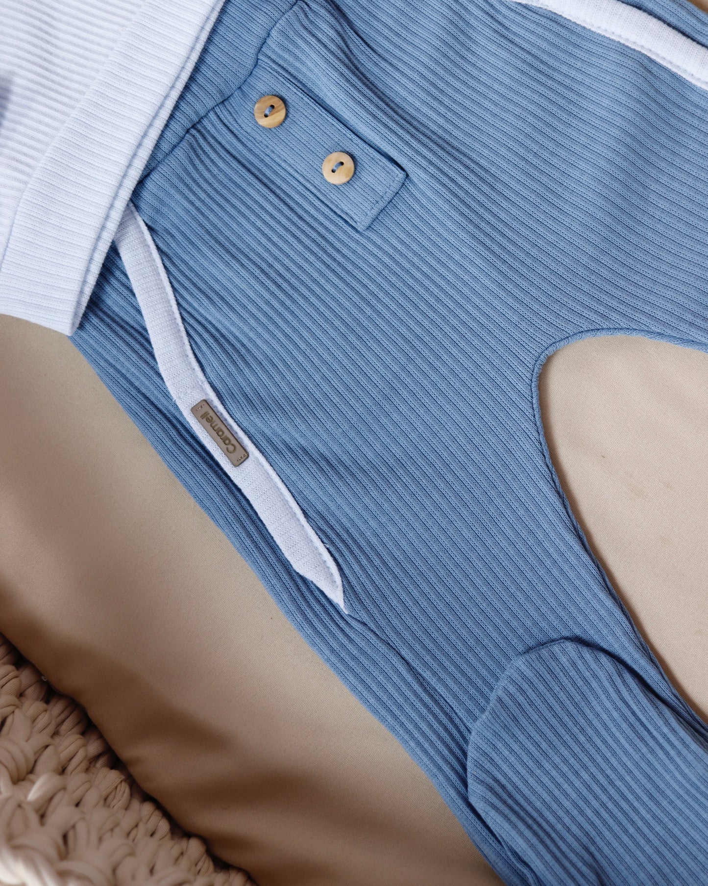 طقم قطعتين قطن ١٠٠٪💙