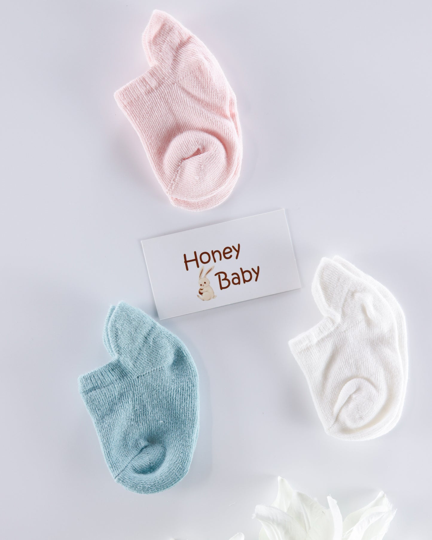 ٣ ازواج من الجوارب القطنية 🩵