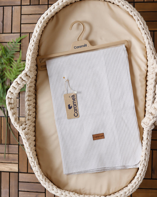 بطانية بيبي قطن 100% رمادي