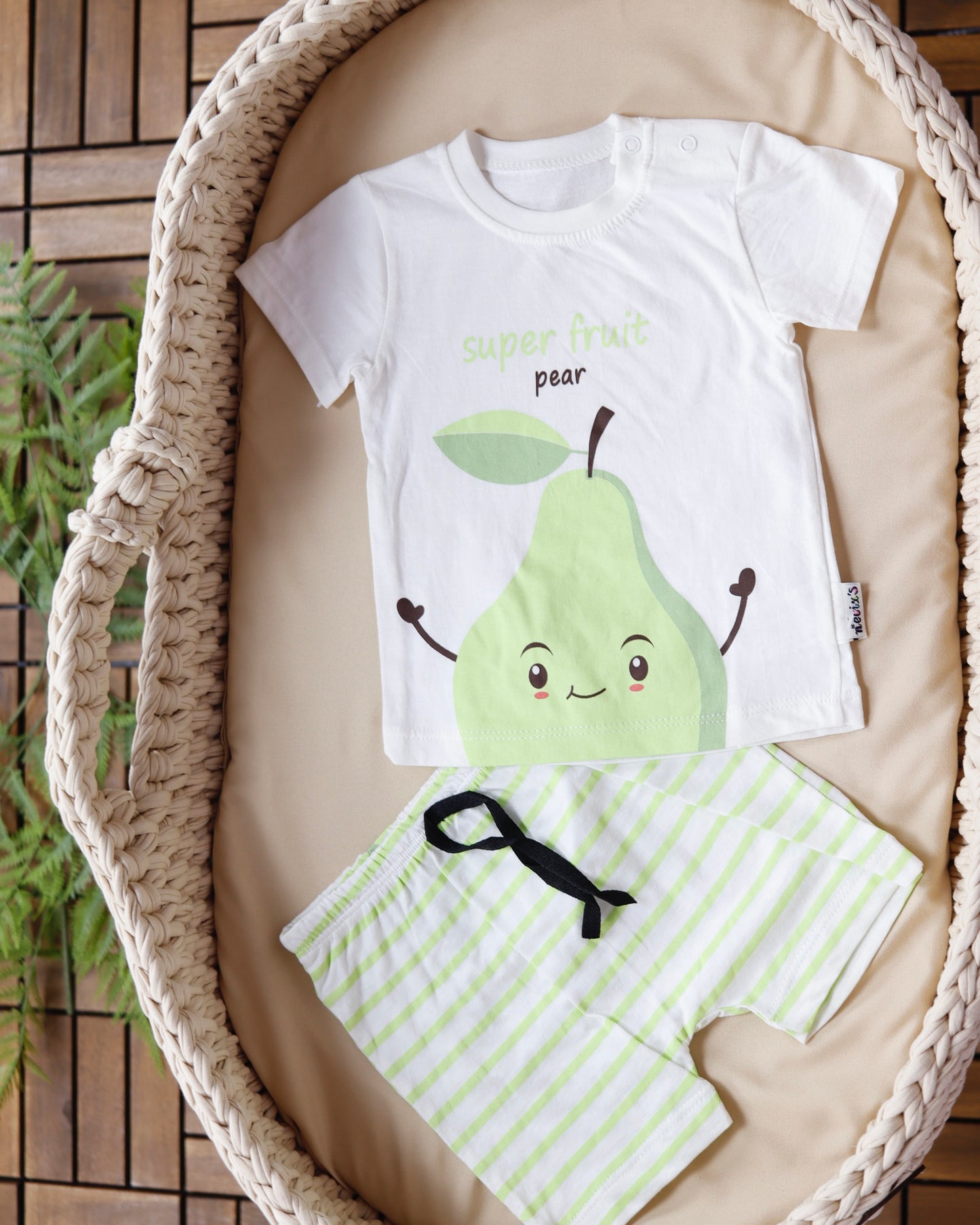 بجامة شورت قطعتين🤍