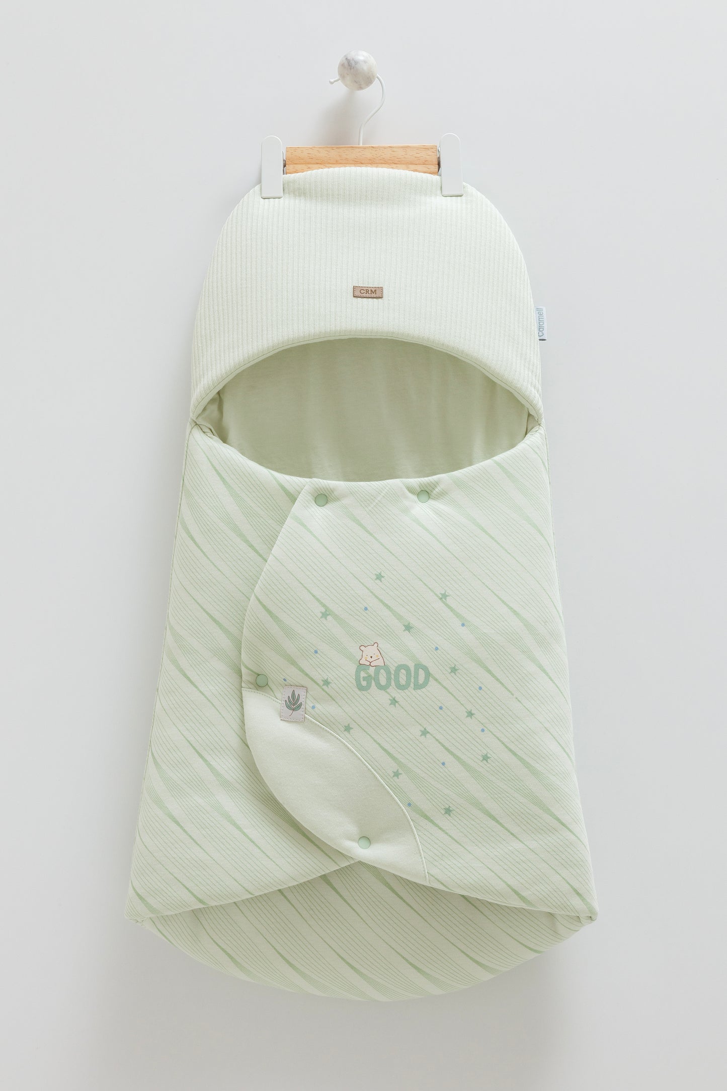 كوفلية بيبي كبس ٧٠ سم قطن ١٠٠٪‏🧸