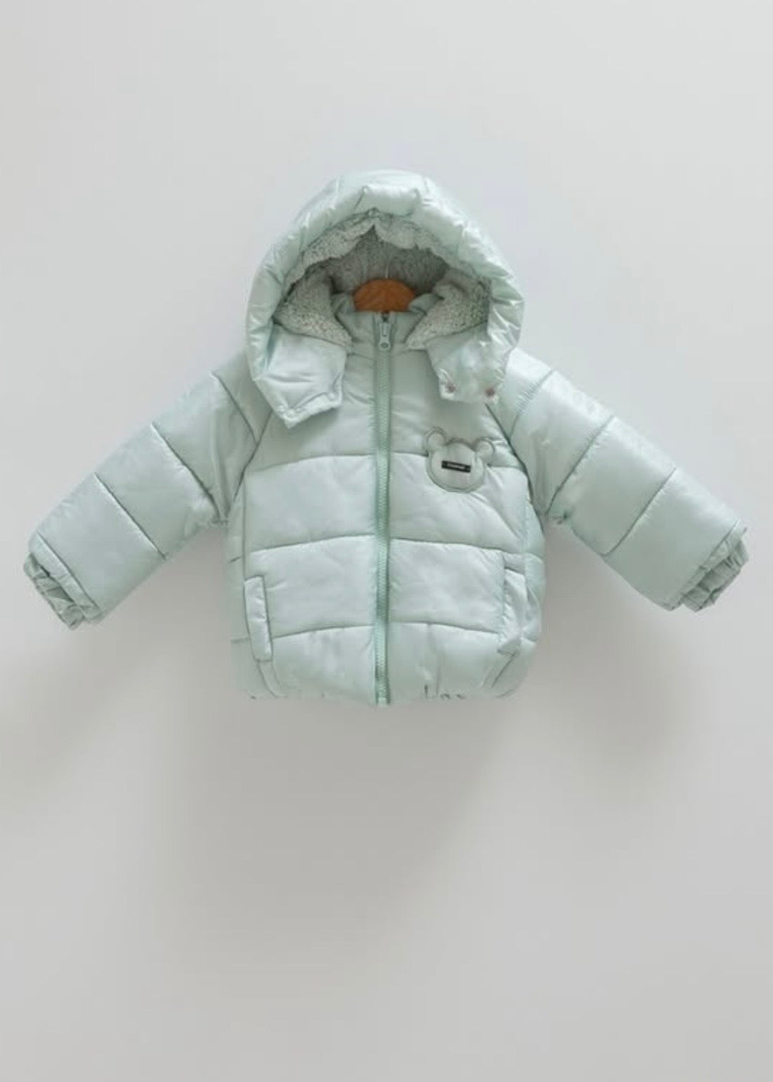 ⁨⁨ جاكيت بيبي مبطن- اخضر ٩ اشهر لغاية ٣ سنوات⁩⁩