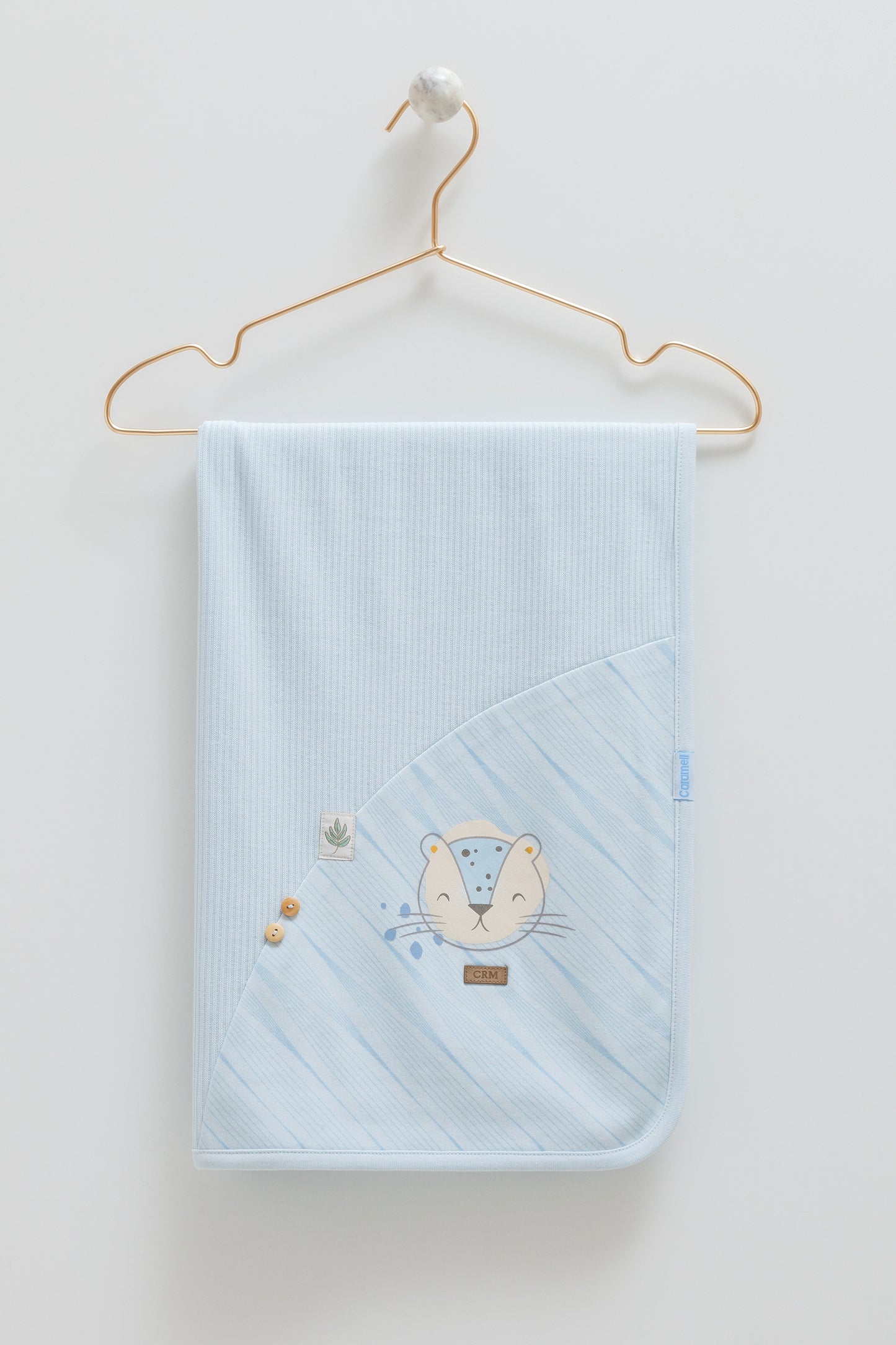 بطانية/ كوفلية بيبي قطن ١٠٠٪🐯