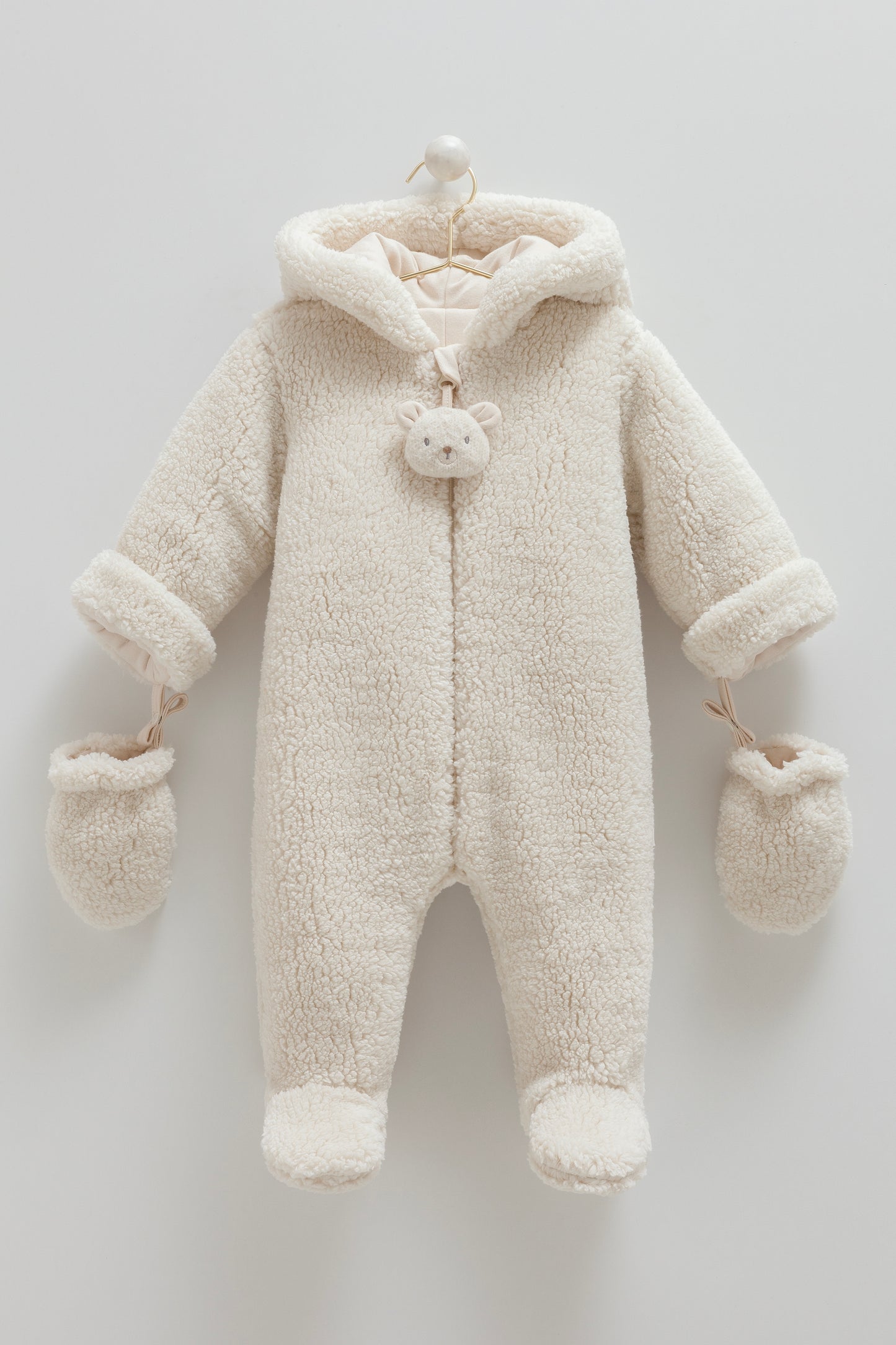 طقم أفرهول شتوي ١-١٢ شهر🧸