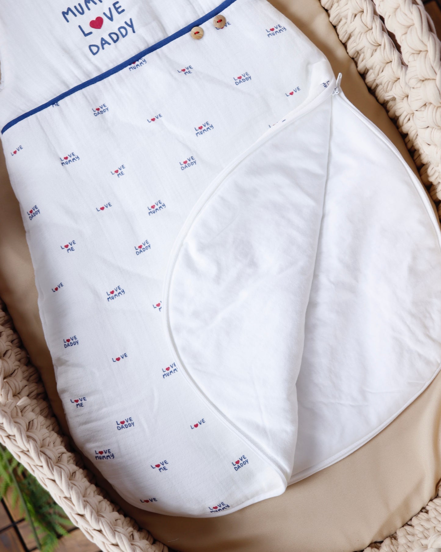 كيس النوم لحديث الولادة☁️💙