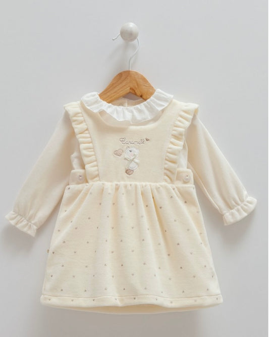 فستان شتوي مخمل💛