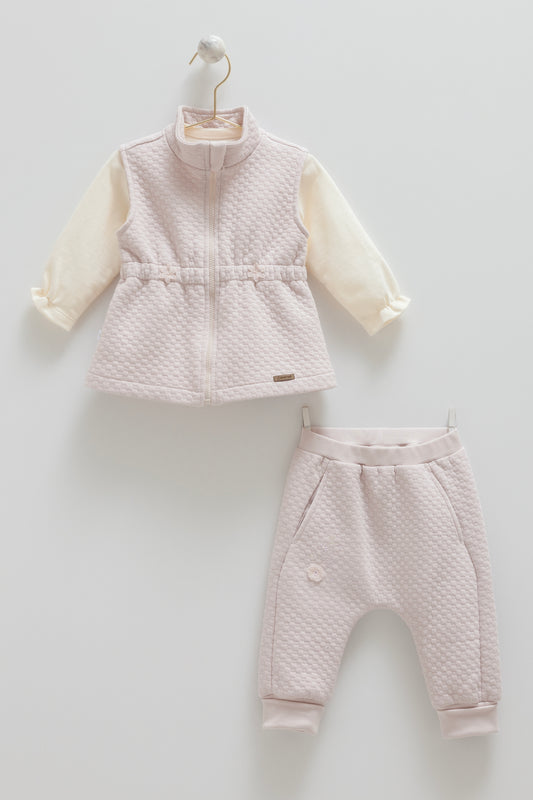 طقم ٣ قطع ٣-١٨ شهر نهدي🌸