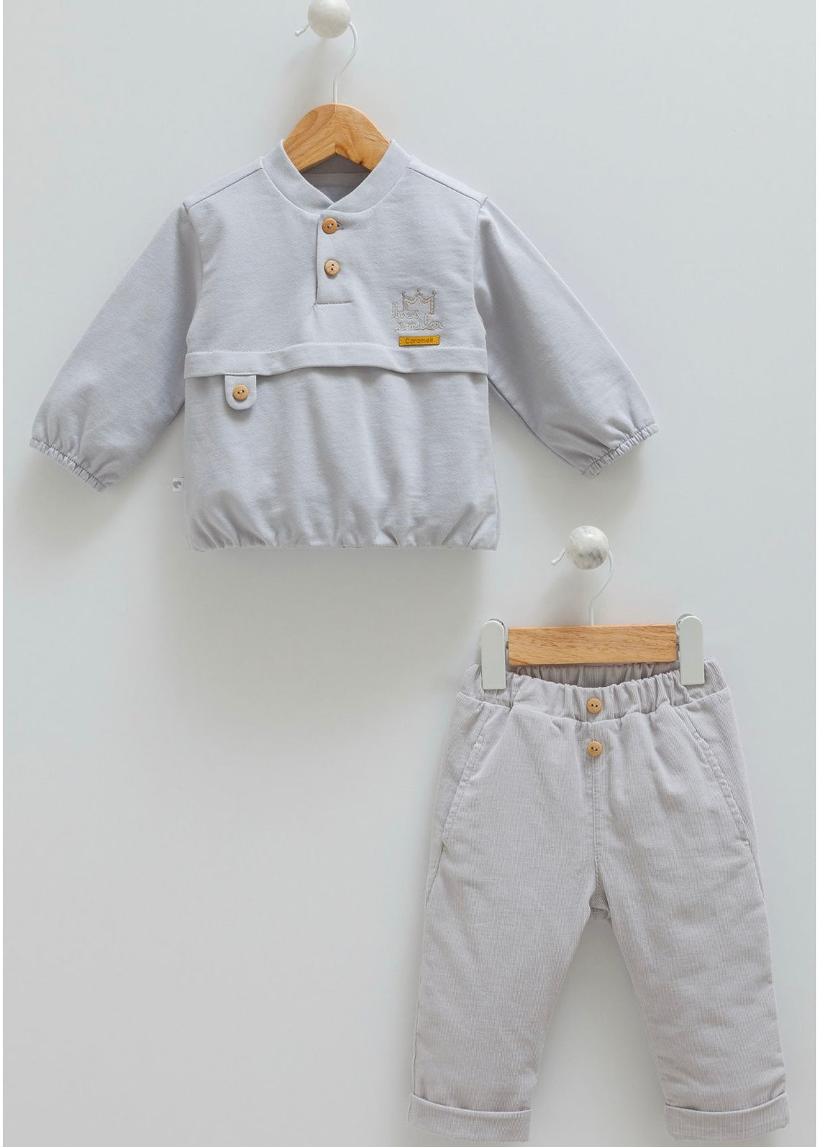 طقم بيبي قطن  ١٠٠٪‏