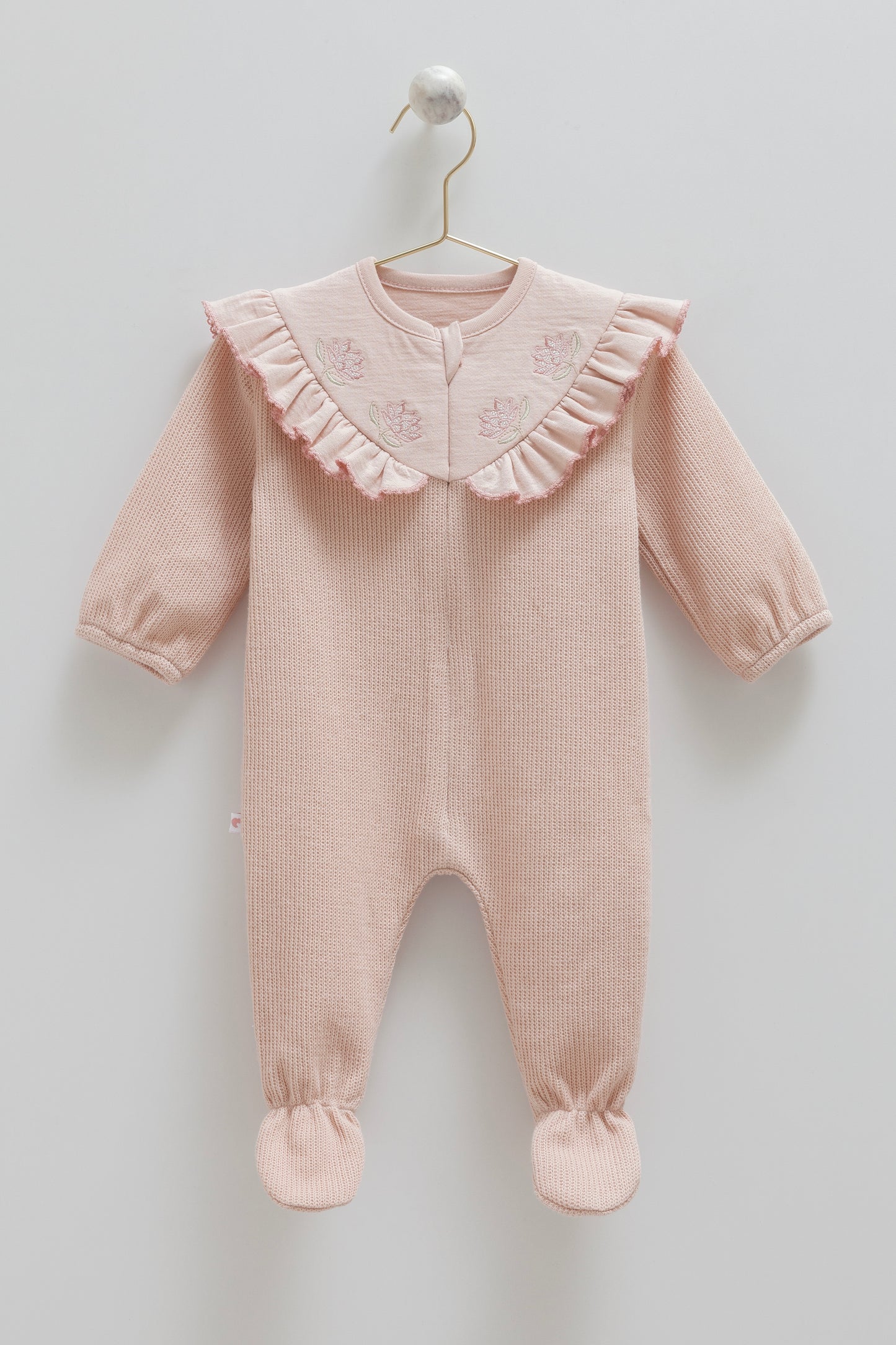 أفرهول قطن شتوي ١-١٢ شهر🌸 زهري