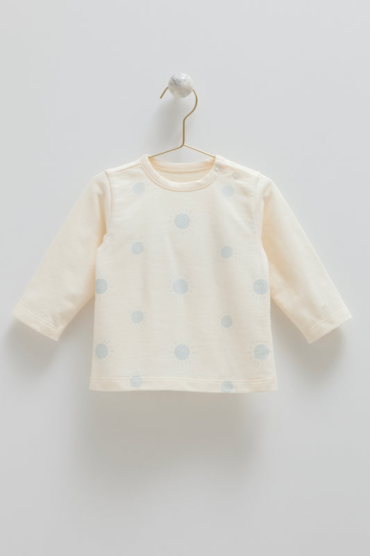 طقم ٣ قطع ٣-١٨ شهر ازرق⭐️