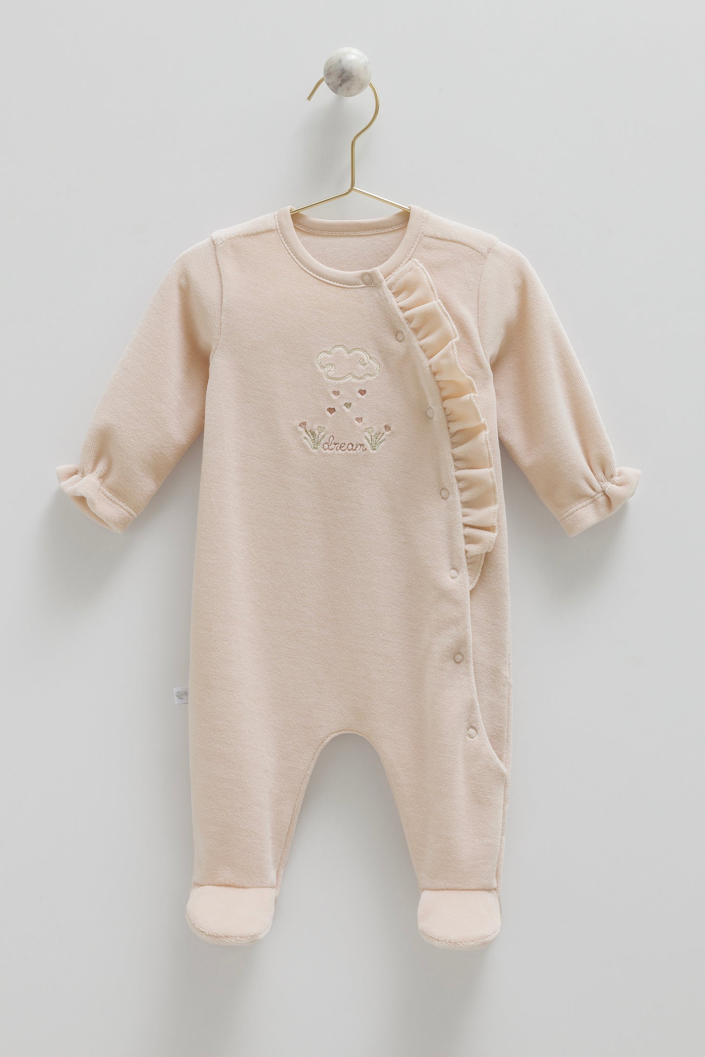 أفرهول بيبي مخمل 🌸 بيج