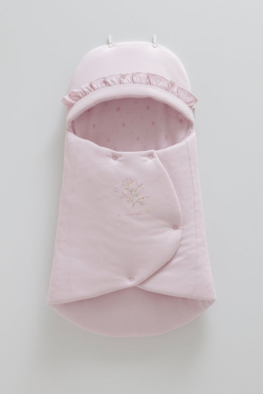 كوت/ كوفلية بيبي كبس ٧٠ سم قطن ١٠٠٪‏🌸 نهدي