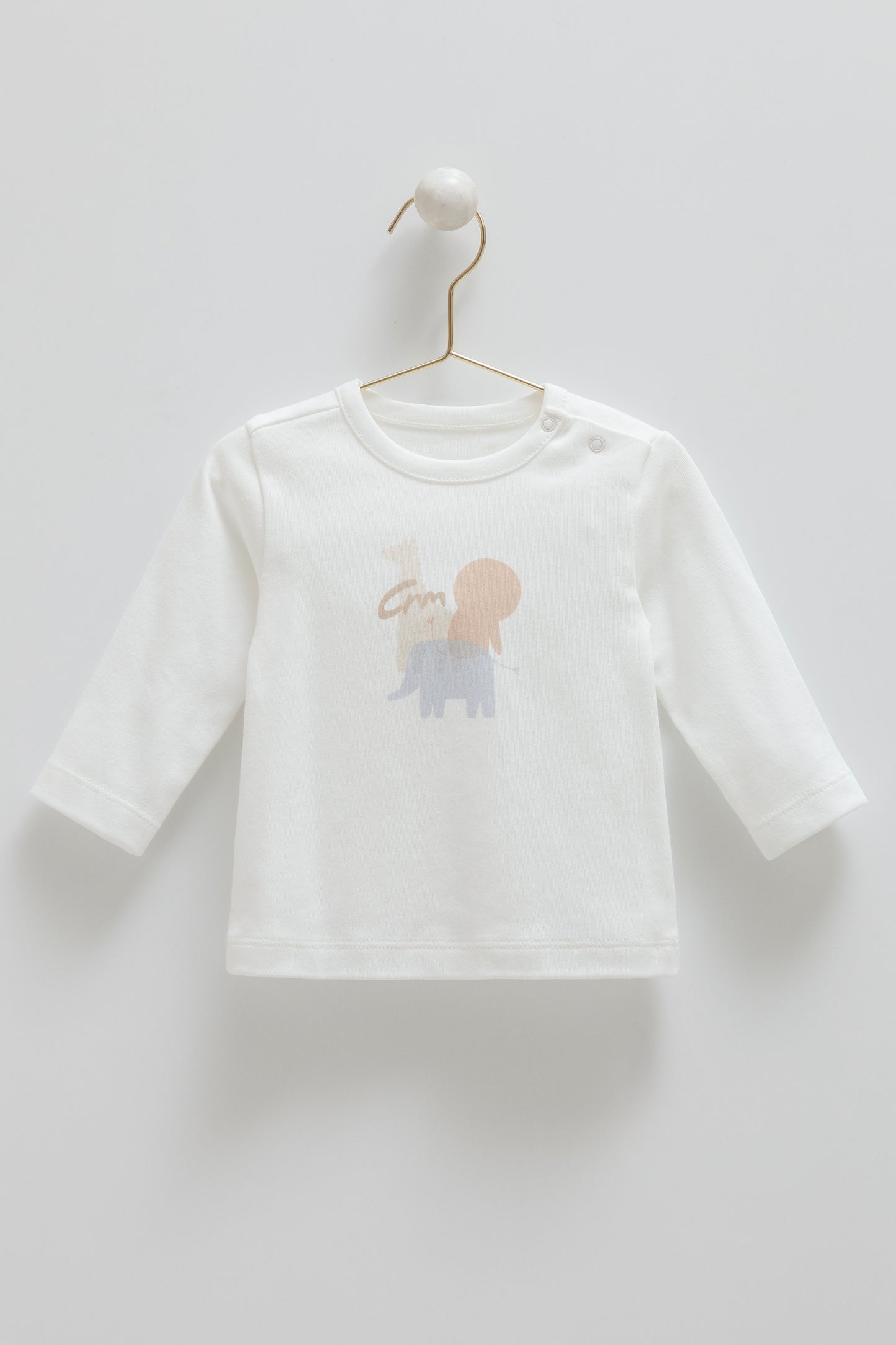 طقم بيبي قطن مبطن ٣ قطع ٣-٢٤ شهر❄️ عسلي