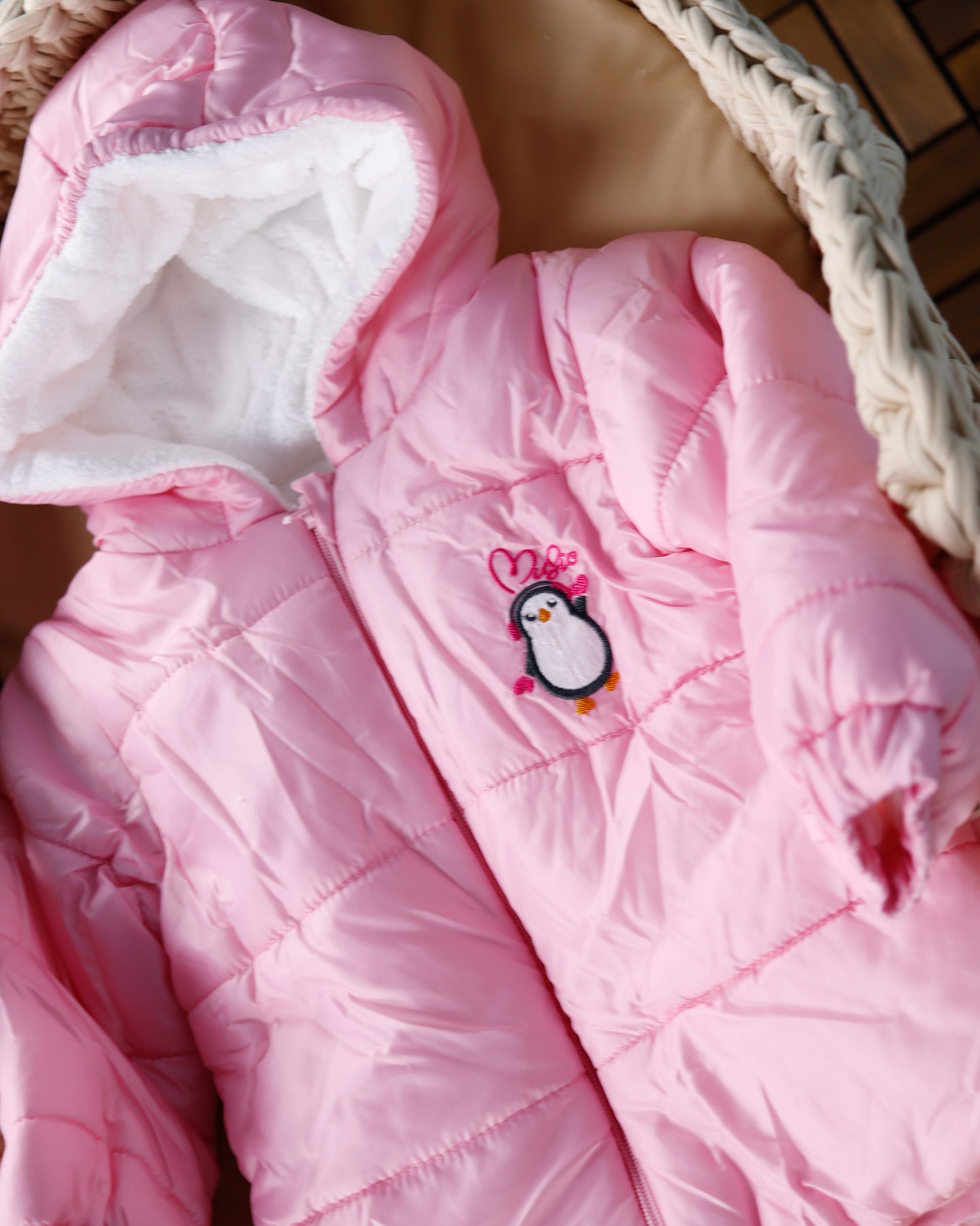 ⁨⁨ جاكيت بيبي مطري مبطن