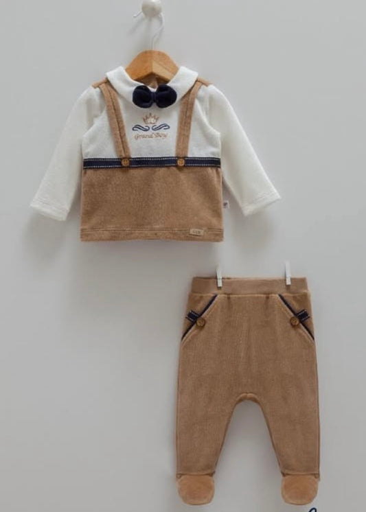 طقم بيبي مخمل 🕊️