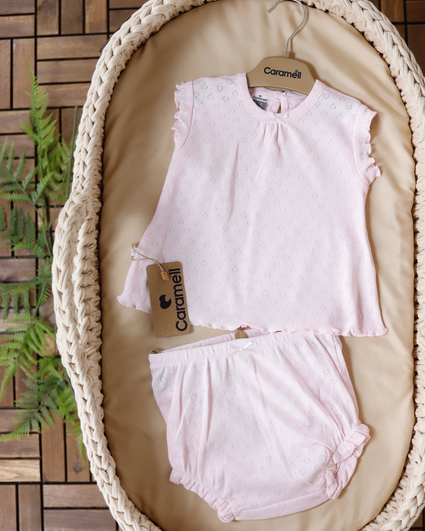 بجامة صيفي خفيف قطن ١٠٠٪‏ زهري