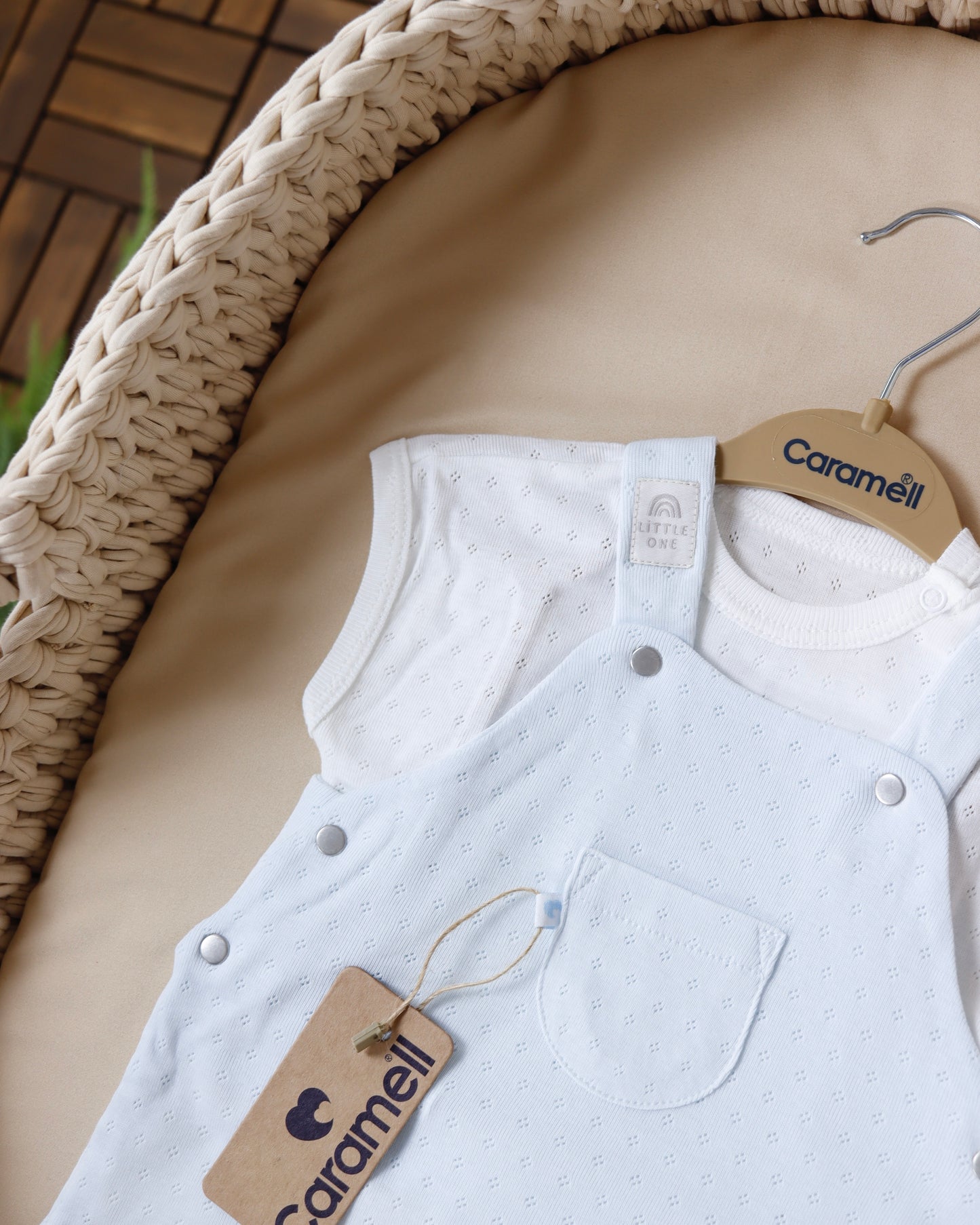 طقم أفرهول صيفي خفيف قطن ١٠٠٪‏ أزرق