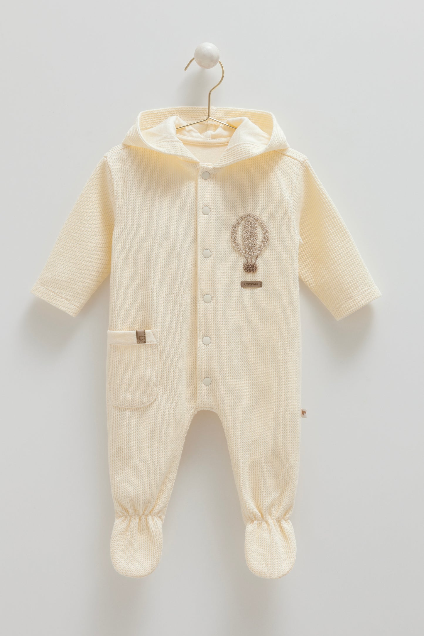 أفرهول قطن شتوي ١-١٢ شهر 🎈 ايفوري