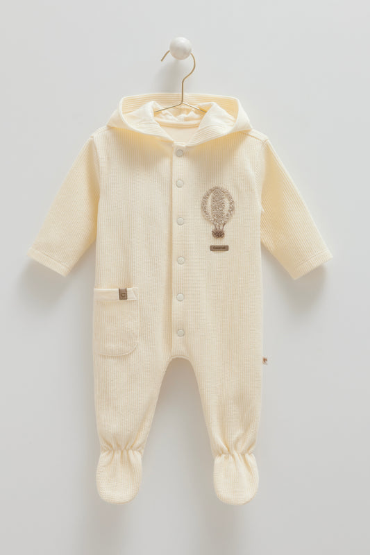 أفرهول قطن شتوي ١-١٢ شهر 🎈 ايفوري