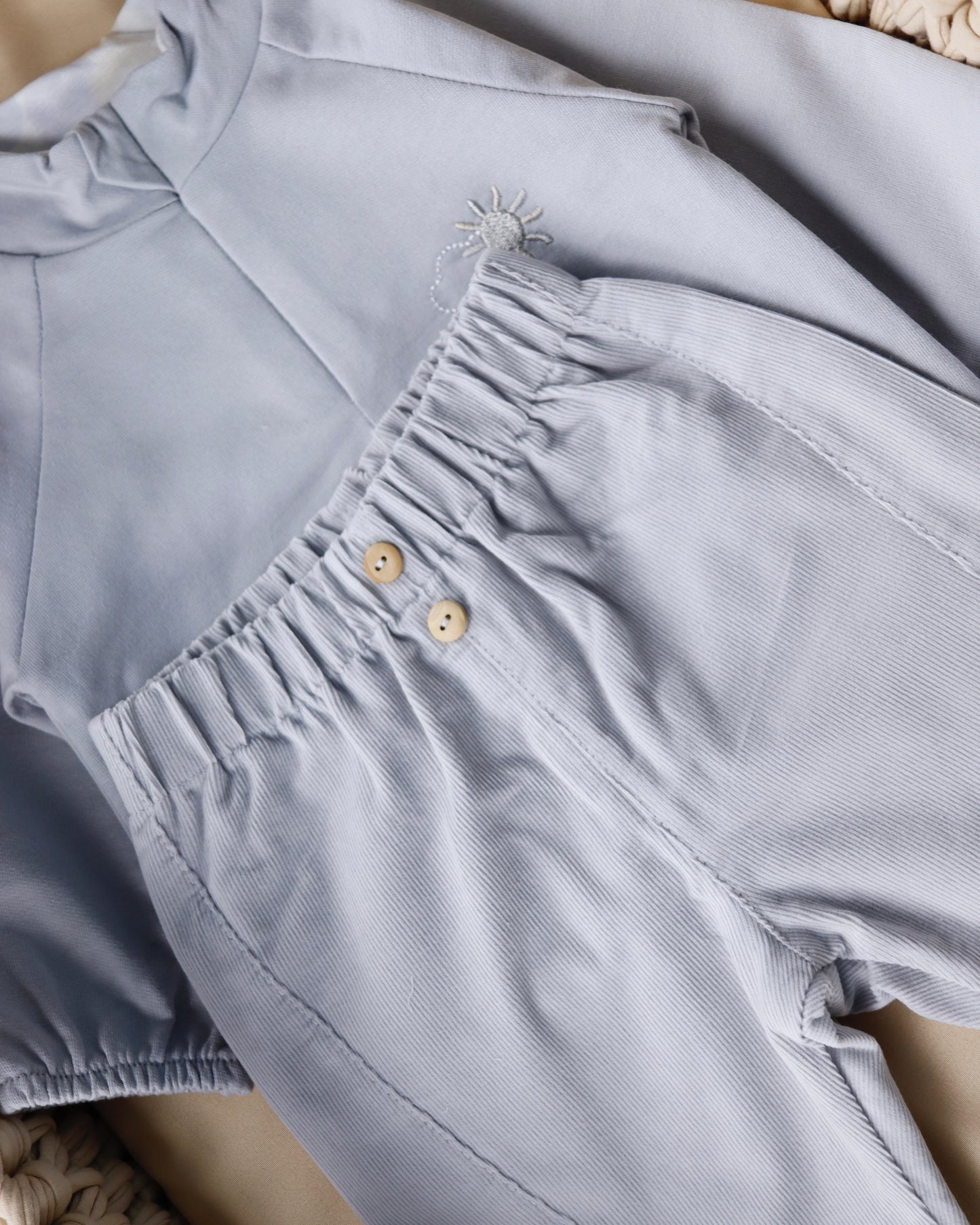 طقم بيبي قطن  ١٠٠٪‏