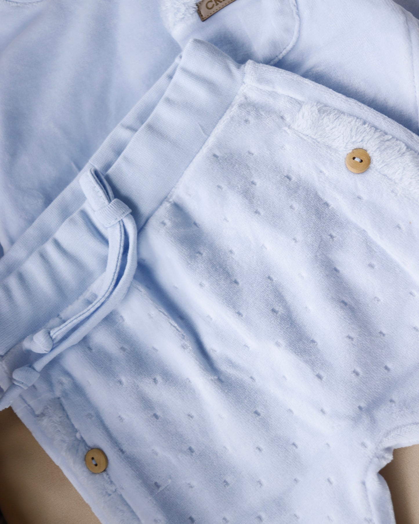 طقم بيبي مخمل💙