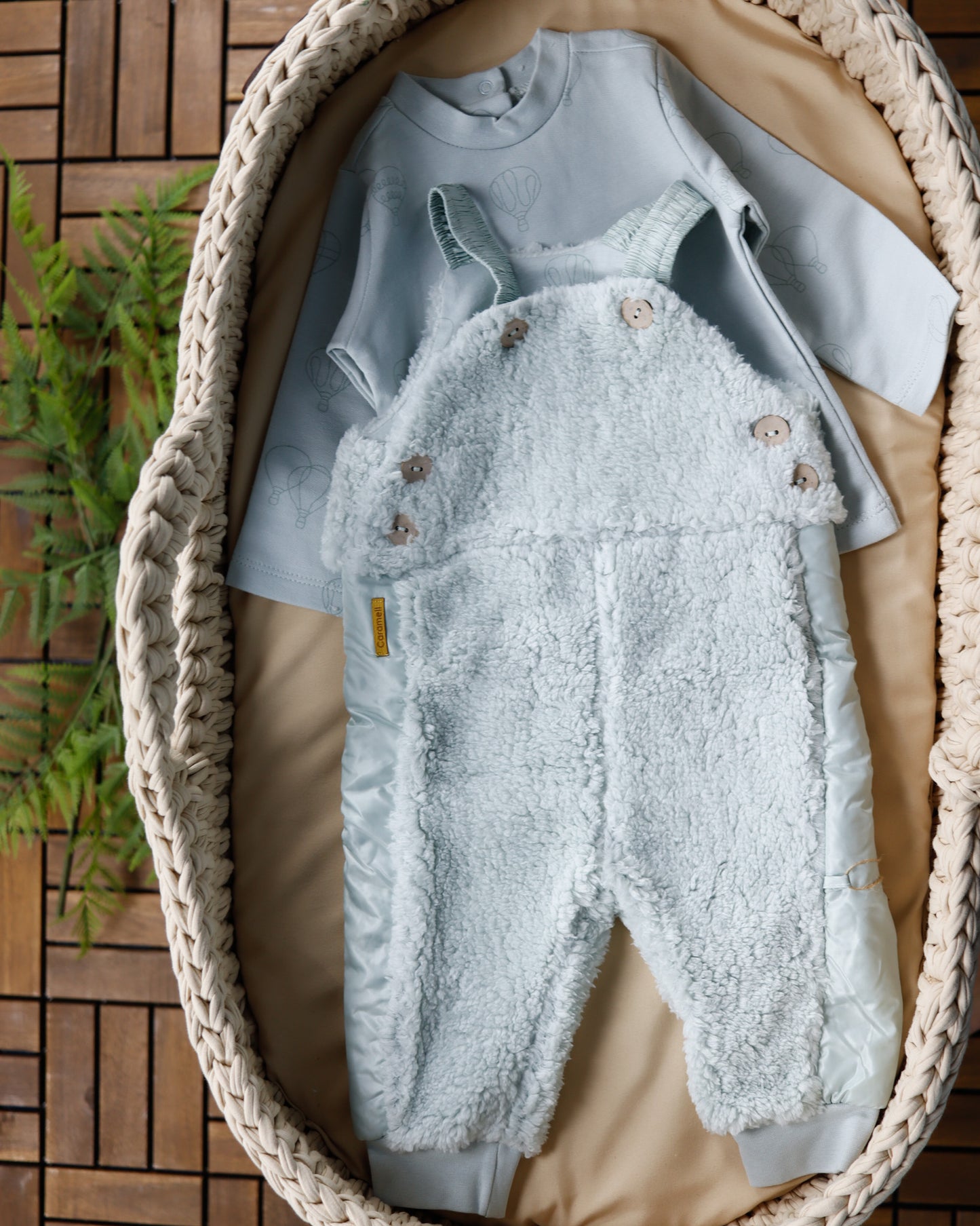 طقم افرهول بيبي شتوي- قطعتين