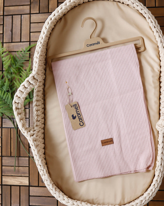 بطانية بيبي قطن 100% وردي