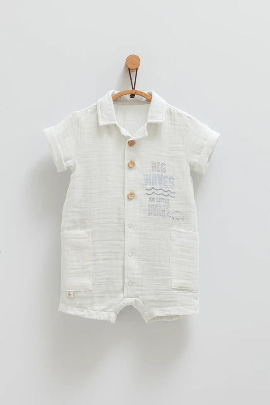 أفرهول صيفي قطن ١٠٠٪‏ أبيض