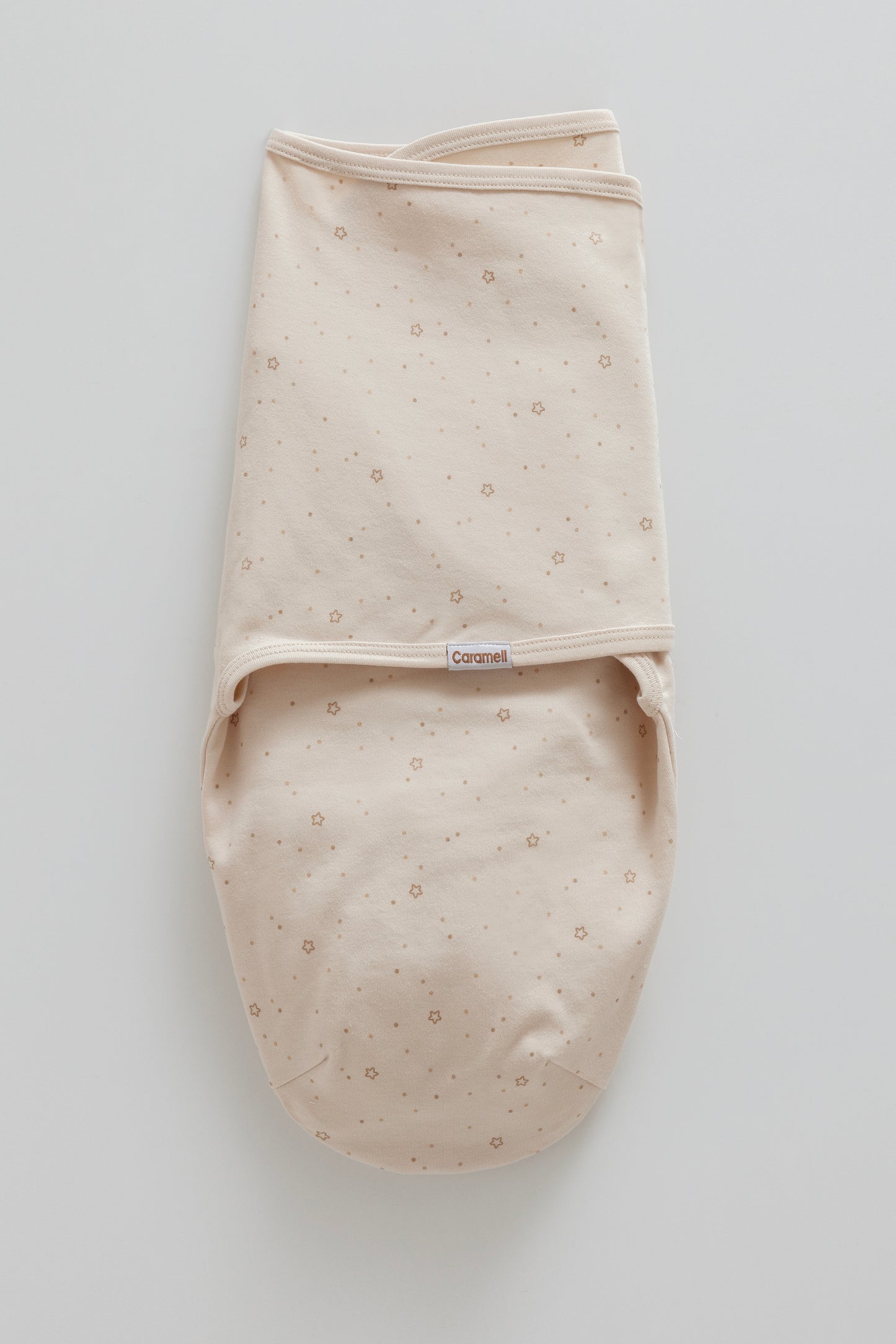 🍼 لفة مواليد قطنية – لون بيج⭐️