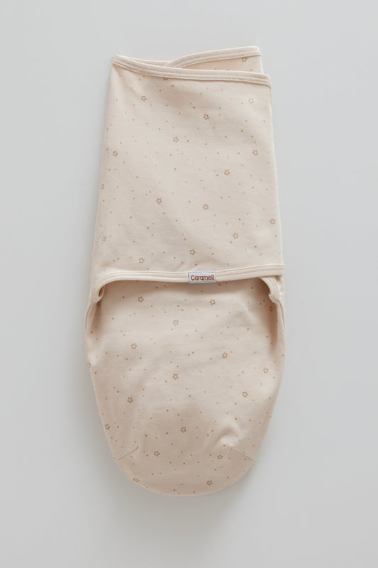 🍼 لفة مواليد قطنية – لون بيج⭐️